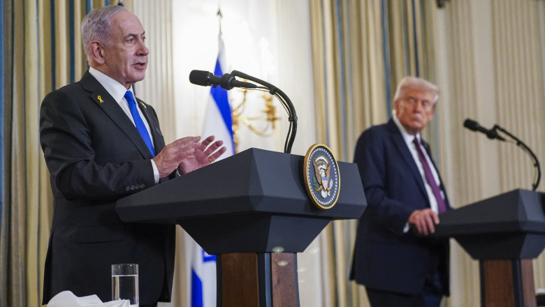 Donald Trump si-a anuntat planul in 20 de pasi pentru pacea in Gaza. Benjamin Netanyahu: „Ne apropiem de sfarsitul razboiului” Imagine