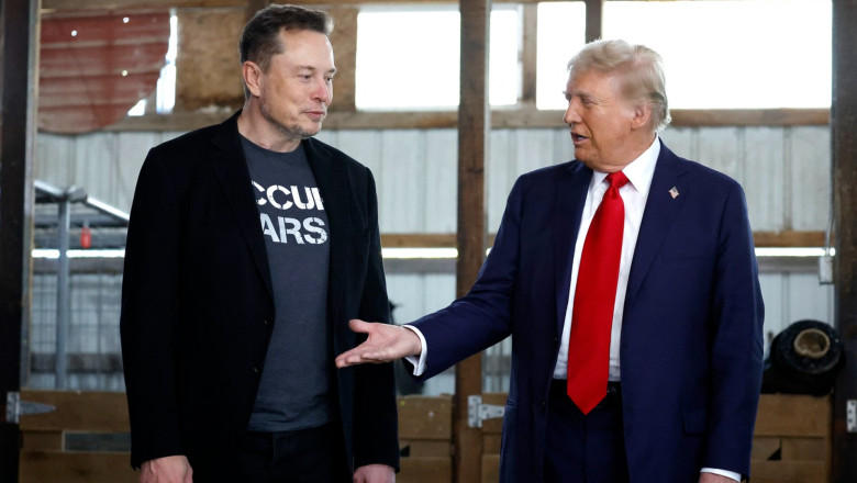 Donald Trump spune ca nu vrea sa distruga companiile lui Elon Musk: „Imi doresc sa prospere”. SpaceX risca sa piarda contracte uriase Imagine