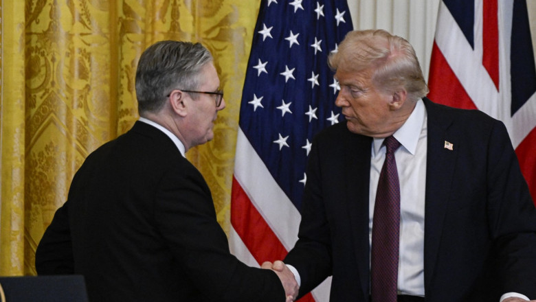 Donald Trump vrea sa scuteasca Marea Britanie de noile taxe vamale: „Vom ajunge la un acord comercial foarte bun” Imagine