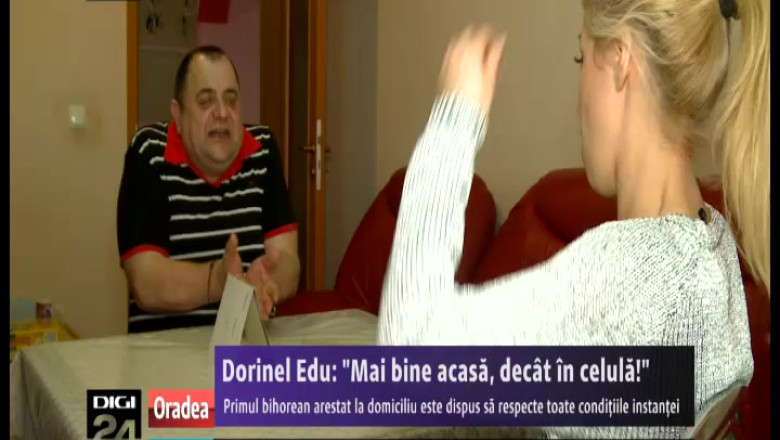 Dorinel Edu, primul bihorean arestat la domiciliu: "Mai bine acasa, decat in celula!" Imagine