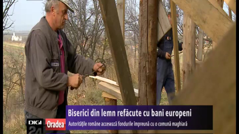Doua biserici din lemn din Bihor, refacute cu bani europeni Imagine