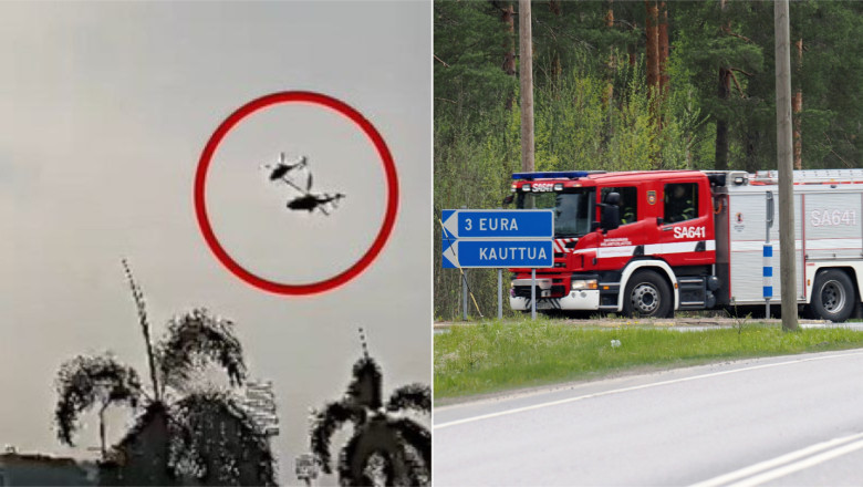 Doua elicoptere s-au ciocnit in aer, in Finlanda: toti pasagerii au murit. Victimele erau oameni de afaceri din Estonia Imagine