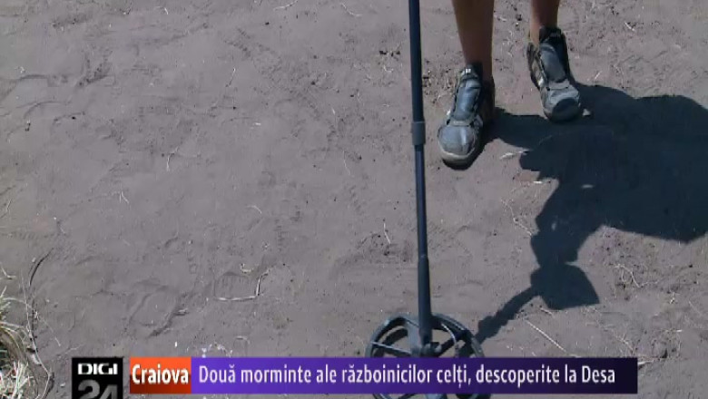 Doua morminte ale unor razboinici celti au fost descoperite la Desa, judetul Dolj   Imagine