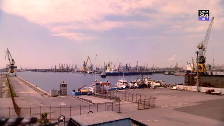 Doua nave s-au ciocnit in Portul Constanta Imagine