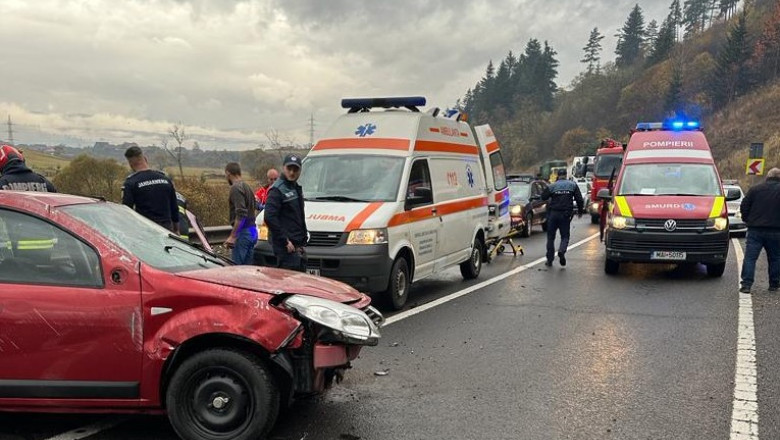 Doua persoane au murit intr-un accident produs pe DN 12, in judetul Harghita Imagine