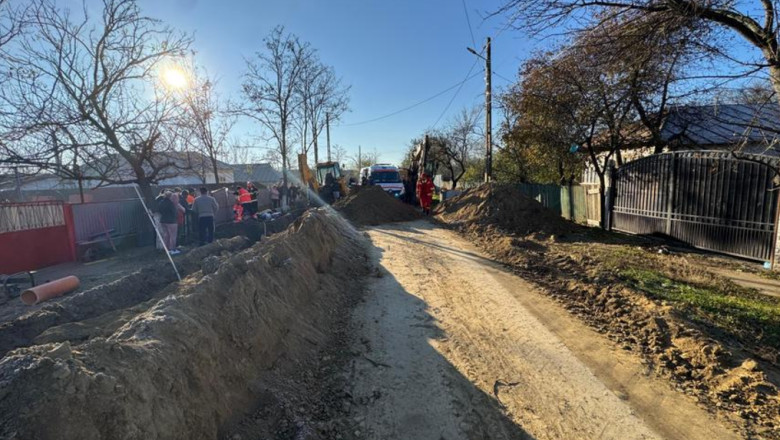 Doua persoane, prinse sub un mal de pamant in Braila: un barbat a murit, iar celalalt este in stare grava Imagine