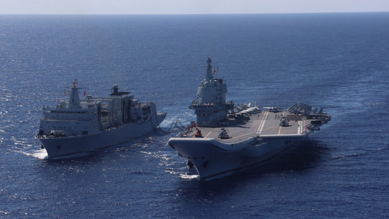 Doua portavioane chineze au efectuat exercitii de lupta in Pacificul de Vest. Reactia Japoniei Imagine