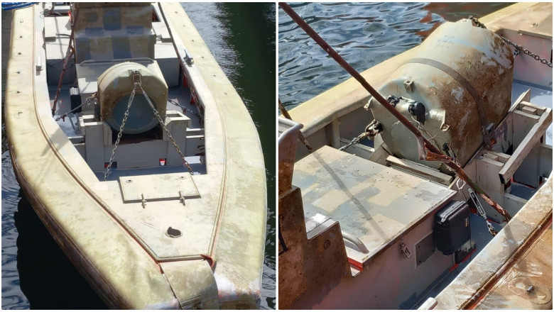 Drona marina gasita langa Tuzla ar fi avut 500 de kilograme de explozibil. A stat in port doua zile cu aceasta incarcatura periculoasa Imagine
