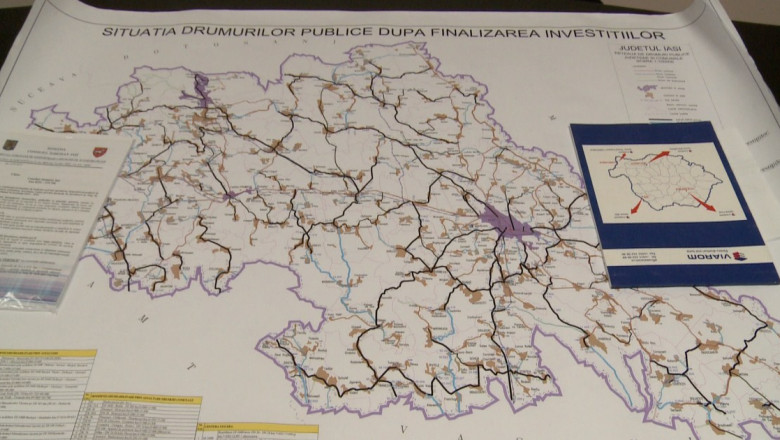 Drum judetean desfundat. Sute de localnici dintr-o comuna ieseana, izolati de noroaie Imagine