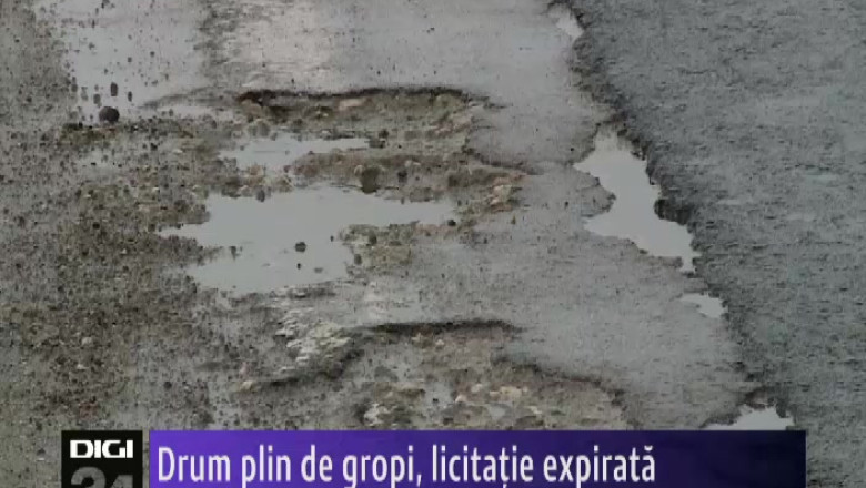 Drum plin de gropi, licitatie expirata Imagine