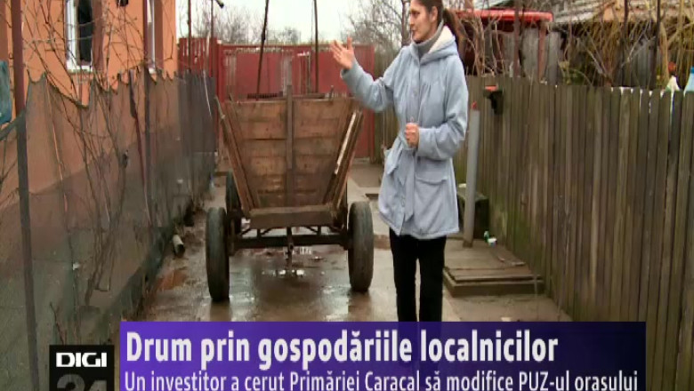 Drum prin gospodariile localnicilor. Un investitor a cerut Primariei Caracal sa modifice PUZ-ul orasului Imagine