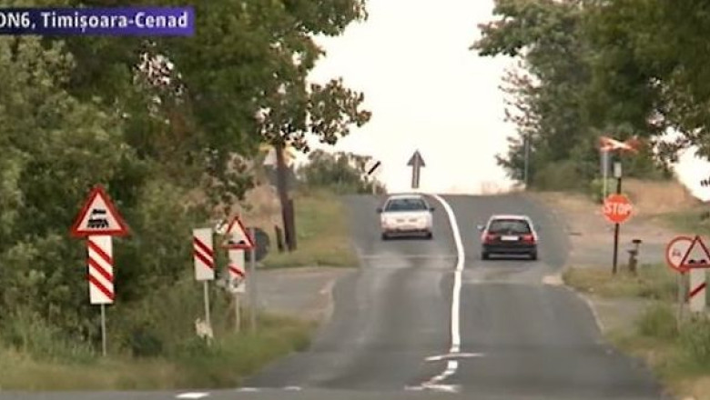 Drum spre Europa, pavat cu primejdii. La Becicherecu Mic, soferii se plang ca nu au vizibilitate Imagine