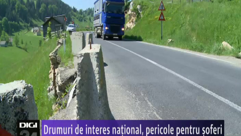 Drumuri de interes national, pericole pentru soferi Imagine