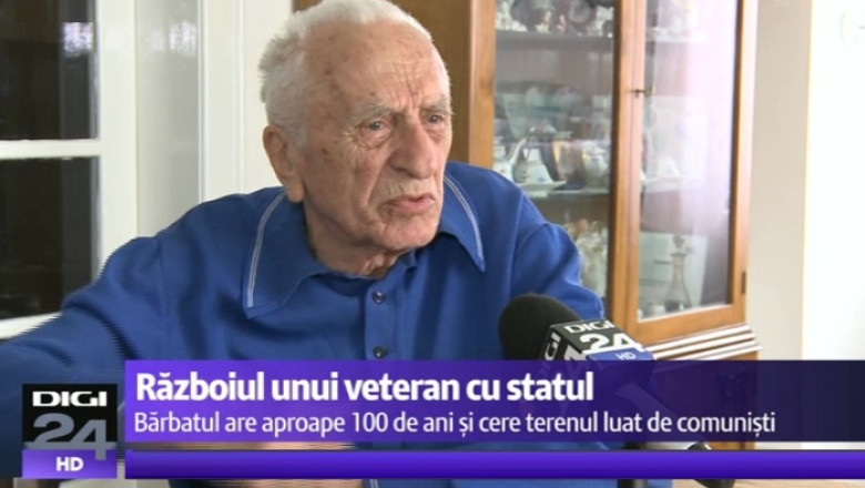 Dupa 20 de ani de lupta, un veteran de razboi centenar obtine in instanta un teren luat de comunisti Imagine