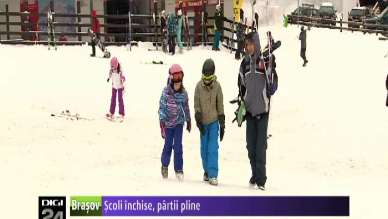 Dupa codul galben, partiile in Poiana Brasov au fost pline Imagine