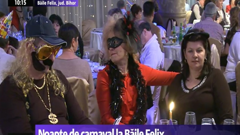 Dupa Revelion, noapte de carnaval la Baile Felix Imagine