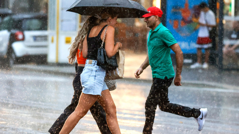 Dupa valul de canicula cu temperaturi de pana la 43 de grade, urmeaza furtunile. Cum va fi vremea in weekend pe litoral si la munte Imagine