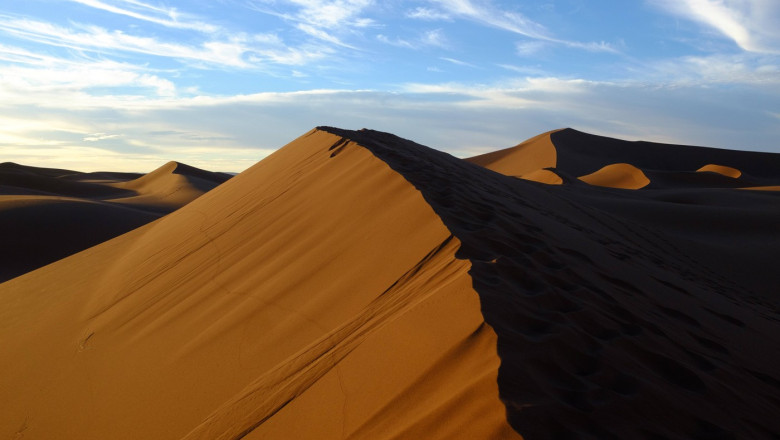 „E ceva extraordinar”. Misterul unei dune stelare care se misca prin desert, in Maroc, a fost elucidat Imagine