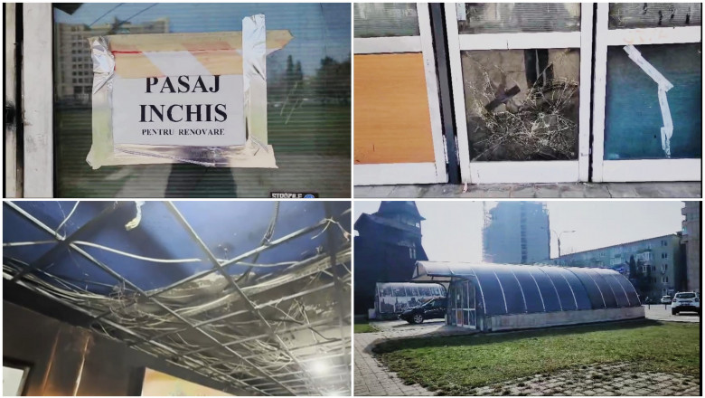 „E focar de infectie”. Pasaje lasate in paragina in centrul Brasovului, pericol pentru pietoni. Primaria ameninta cu sanctiuni Imagine