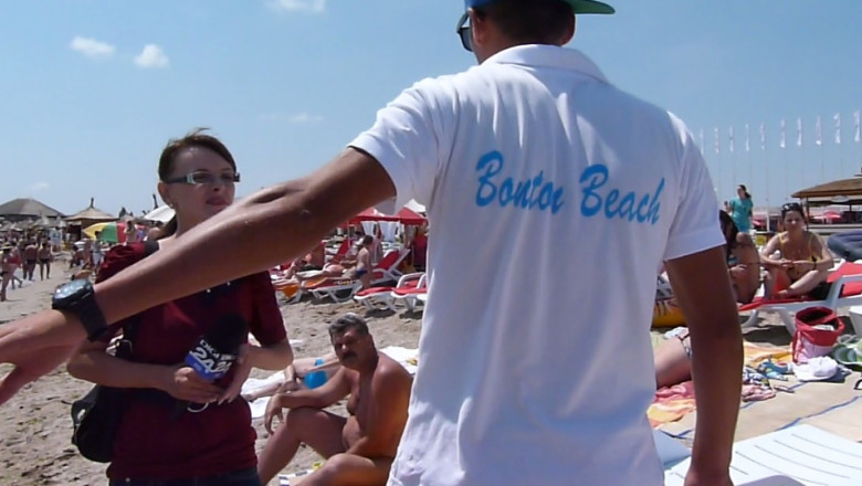 Echipa Digi24 Constanta si cativa turisti au fost agresati pe o plaja din statiunea Neptun Imagine