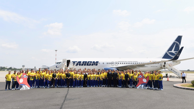 Echipa Romaniei a plecat spre Jocurile Olimpice de la Paris. David Popovici: E atat de greu sa ajungi pana aici Imagine
