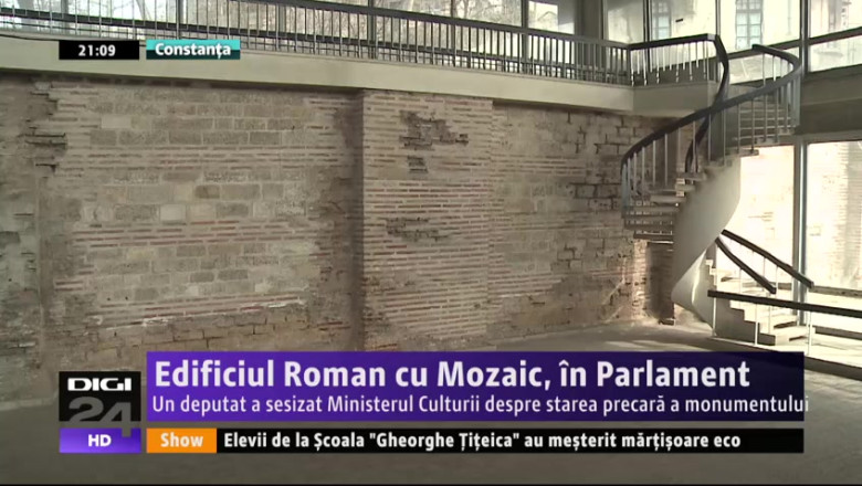 Edificiul Roman cu Mozaic, in Parlament. Un deputat a sesizat Ministerul Culturii despre starea monumentului Imagine