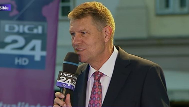 Editie speciala a „Jurnalului de Seara” de la Sibiu. Klaus Iohannis: Orice leu investit in cultura se intoarce multiplicat in oras Imagine