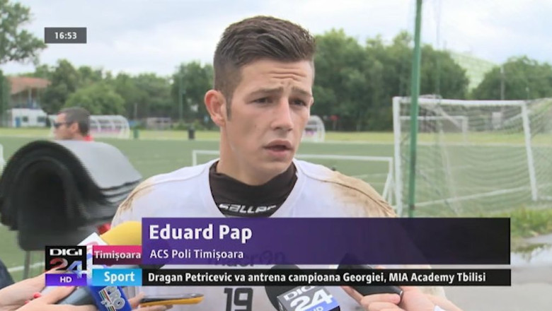 Eduard Pap ramane la ACS Poli Timisoara Imagine