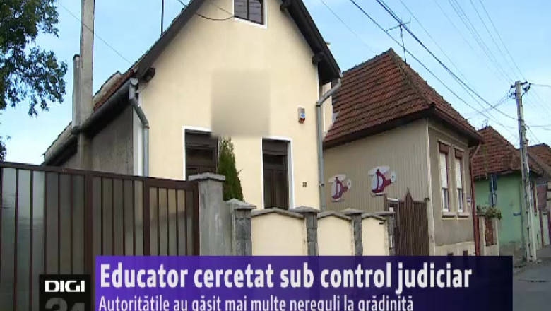 Educator cercetat sub control judiciar. Autoritatile au gasit mai multe nereguli la gradinita Imagine
