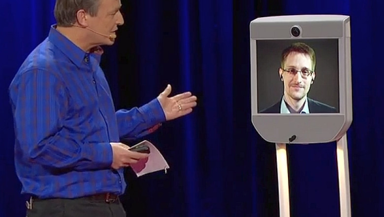 Edward Snowden la TED: „Sunt dovada vie a faptului ca un individ poate lupta de la egal la egal cu cele mai puternice agentii din lume - si castiga” Imagine
