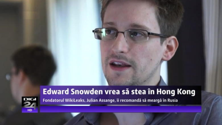 Edward Snowden vrea sa ramana in Hong Kong. Fondatorul WikiLeaks ii recomanda sa mearga in Rusia Imagine
