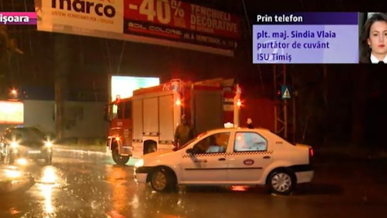 Efectele ploilor in Timis: unde a fost nevoie de interventii ale Inspectoratului pentru Situatii de Urgenta Imagine