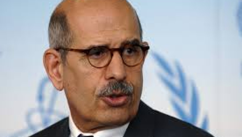 Egipt. Mohamed ElBaradei, fost sef al Agentiei Internationale pentru Energie Atomica, a fost numit premier interimar Imagine