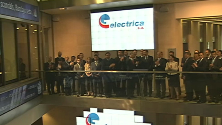 Electrica a fost listata pe bursele din Bucuresti si Londra. Actiunile au crescut cu 2% in primele ore de tranzactionare Imagine