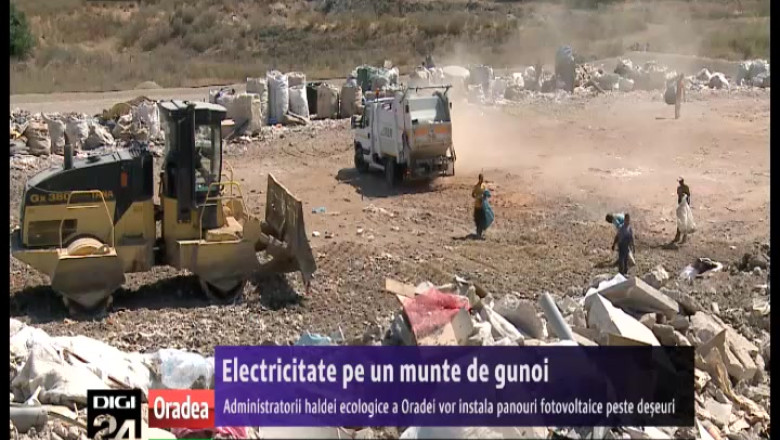 Electricitate pe un munte de gunoi. Administratorii haldei ecologice a Oradei vor instala panouri fotovoltaice peste deseuri Imagine