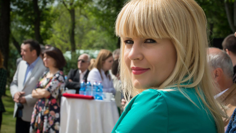 Elena Udrea a sarit cu parasuta: Am avut tot timpul instructorul in spatele meu, m-a facut sa ma simt relaxata Imagine