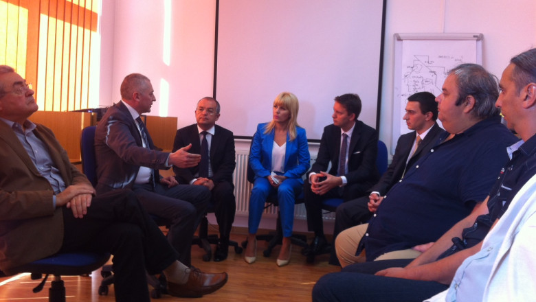 Elena Udrea: "Urgentati reangajarea disponibilizatilor de la Mechel!" Imagine