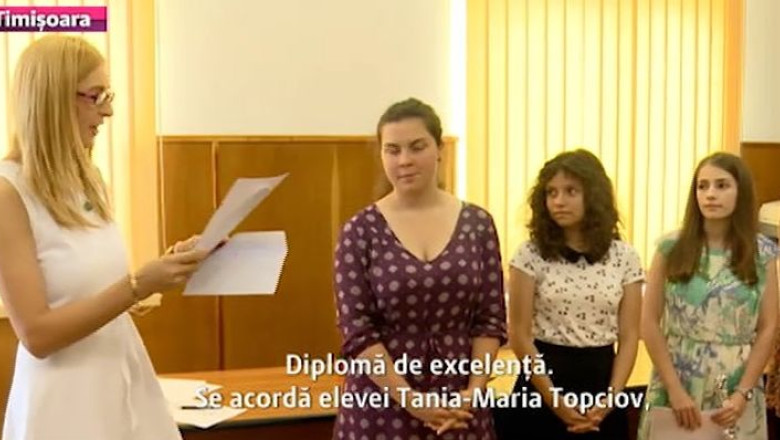 Eleve din Timisoara, premiate pentru excelenta Imagine