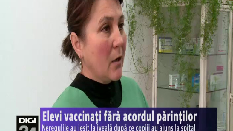 Elevi vaccinati fara acordul parintilor. Neregulile au iesit la iveala dupa ce copiii au ajuns la spital. Imagine