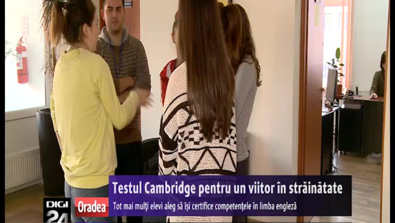 Elevii bihoreni aleg testul Cambridge ca sa isi certifice competentele in limba engleza. Asa au sanse in plus la angajare in strainatate Imagine