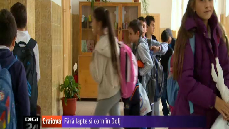 Elevii din Dolj, fara lapte si corn inca 20 de zile Imagine