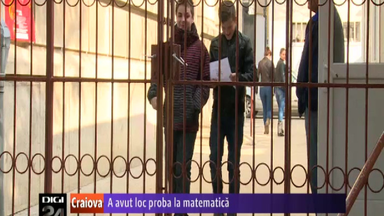 Elevii doljeni au sustinut proba la matematica in cadrul simularii Evaluarii Nationale Imagine
