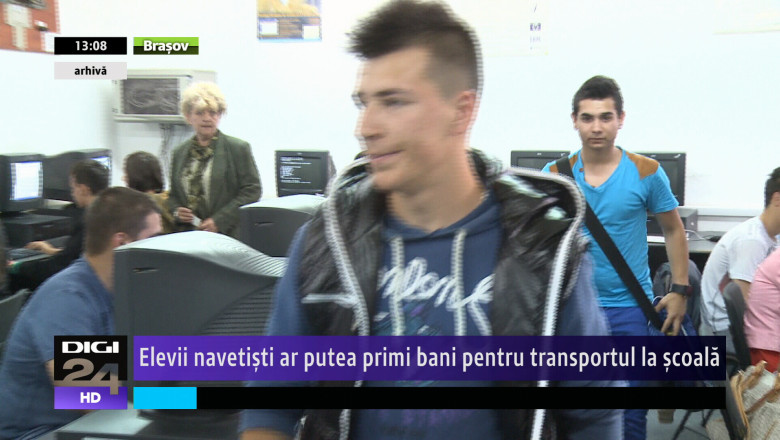 Elevii navetisti ar putea primi banii pentru transportul la scoala  Imagine