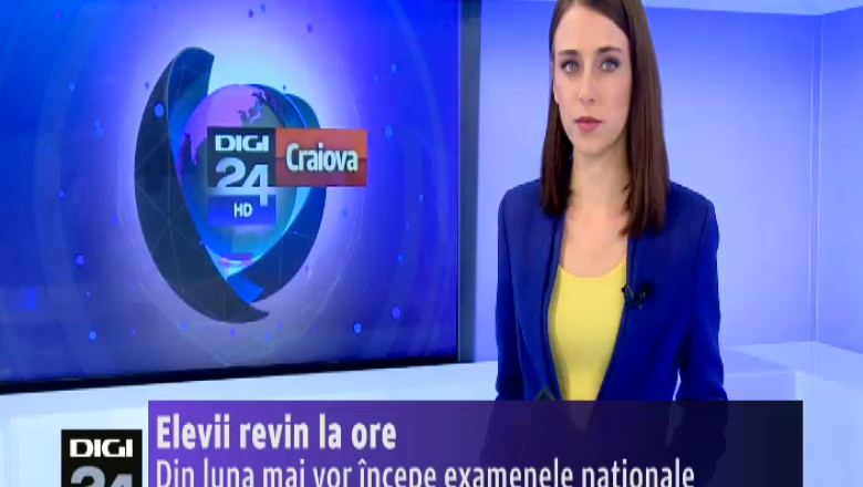 Elevii revin la ore. Din luna mai vor incepe examenele nationale Imagine