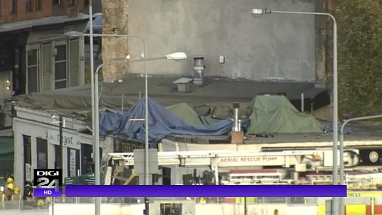 Elicopterul prabusit peste un bar in Scotia: Un roman stabilit la Glasgow povesteste momentele care au urmat accidentului Imagine