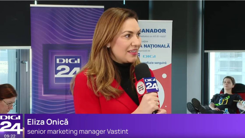 Eliza Onica, Senior Marketing Manager Vastint: Ne dam seama ca este o nevoie acuta de sange in spital, este campania noastra de suflet Imagine