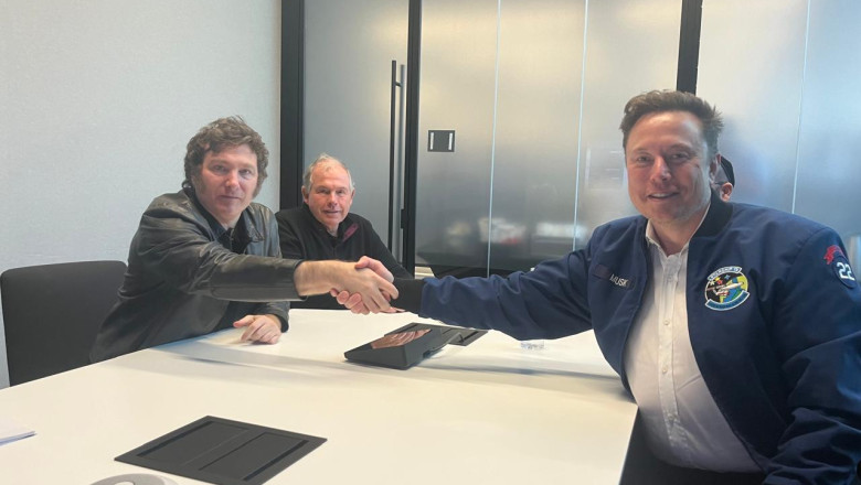 Elon Musk si Javier Milei s-au intalnit in Texas, dupa ce s-au imprietenit pe internet Imagine