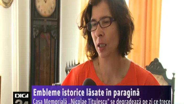Embleme istorice lasate in paragina. Casa Memoriala ,,Nicolae Titulescu" se degradeaza pe zi ce trece Imagine