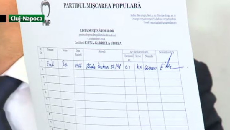 Emil Boc a semnat pentru Elena Udrea Imagine