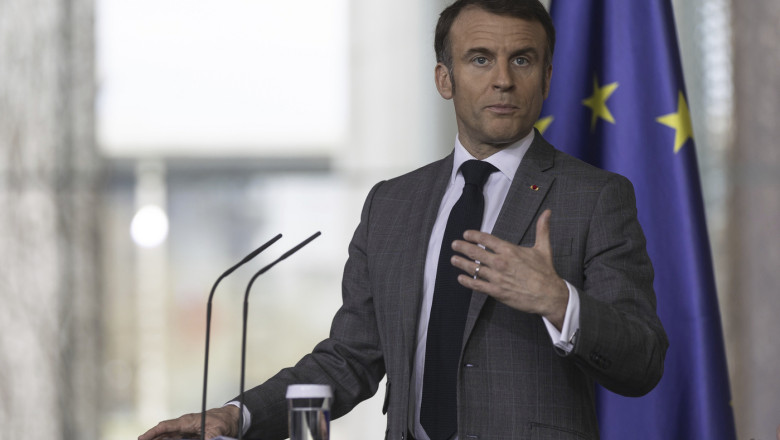 Emmanuel Macron ar putea sa isi asume rolul de negociator din partea UE cu Vladimir Putin (The Telegraph) Imagine